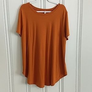 Gorgeous Burnt Orange Tunic ZenanaPremium 2X